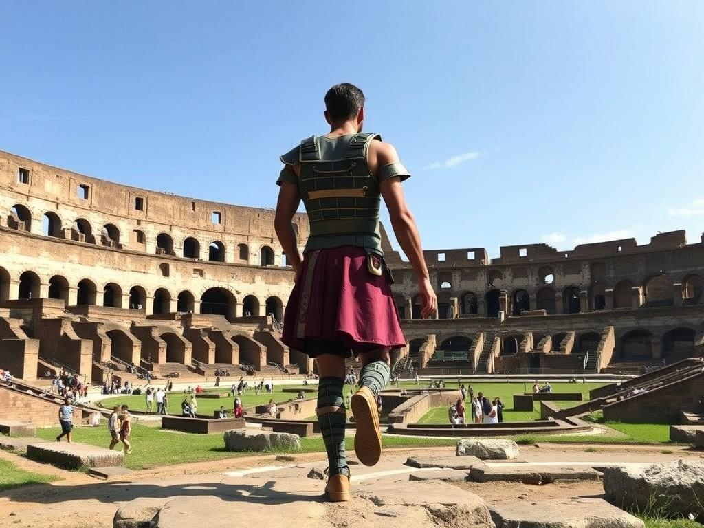 Sur les traces des gladiateurs a Roma: sombras, sudor y arena que cuentan historias