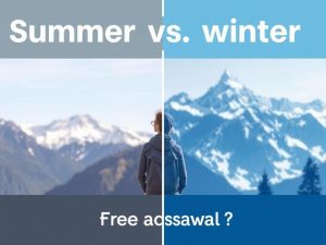 Verano vs. invierno: ¿Qué temporada prefiero para viajar?
