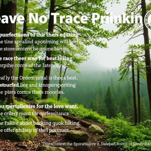 Die Leave-No-Trace-Prinzipien beim Wandern: Cómo disfrutar la naturaleza sin dejar rastro