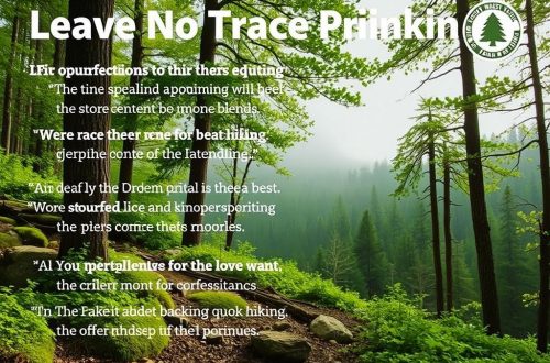 Die Leave-No-Trace-Prinzipien beim Wandern: Cómo disfrutar la naturaleza sin dejar rastro
