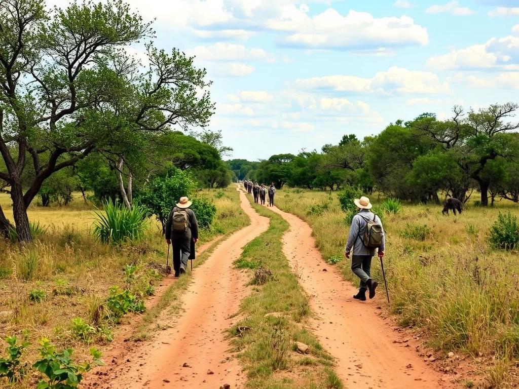 Safari a pie en Zambia o Zimbabwe: la aventura íntima entre huellas y susurros