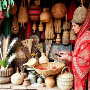 Apoyar la economía local: comprar artesanías y productos autóctonos
