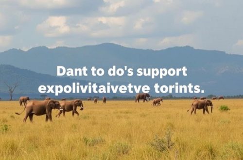 Respetar la vida silvestre: no apoyar el turismo explotador