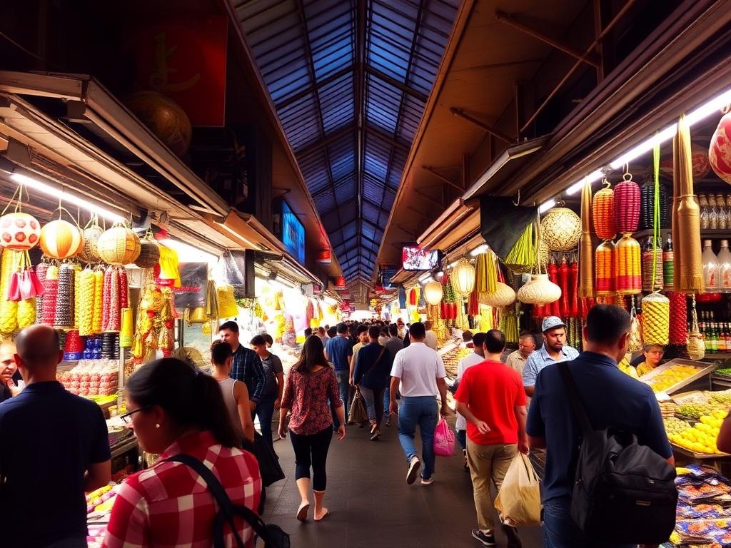 Una sobrecarga sensorial: Navegando los bulliciosos mercados de Marrakech y Bangkok