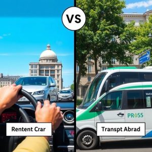 Alquilar un coche vs. Transporte público en el extranjero: ¿Qué elegir para tu próxima aventura?