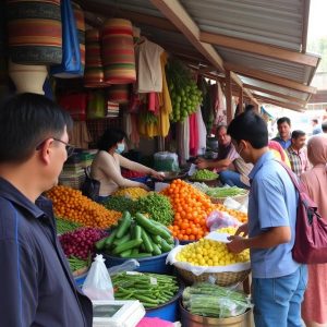 Mein Besuch in einem typischen lokalen Markt: Un paseo sensorial por la vida cotidiana
