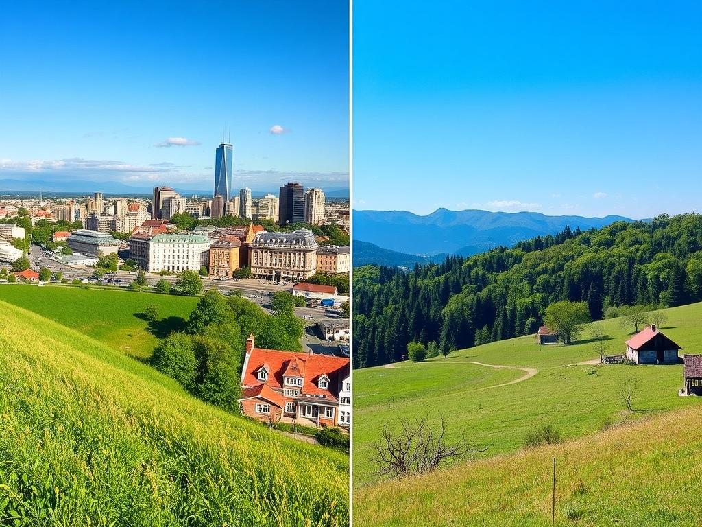 City break vs. countryside retreat: ¿Aventuras urbanas o calma rural? Cómo elegir el descanso perfecto