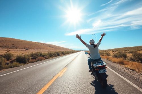 Un momento de pura alegría y libertad en la carretera: cuando todo encaja