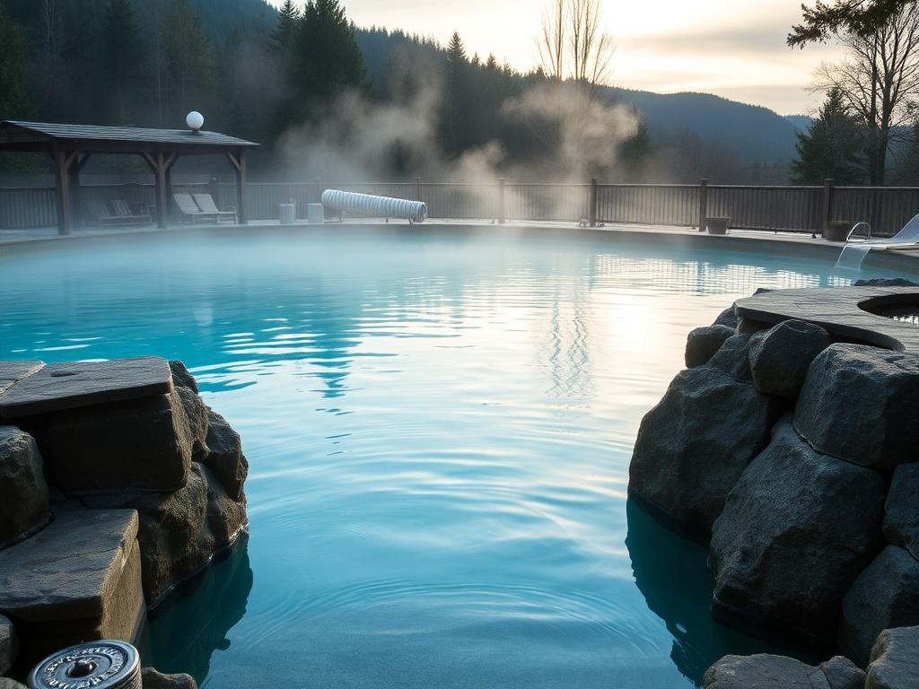 Термальный уличный бассейн: как превратить двор в место отдыха круглый год